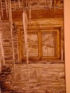  Paisatge en finestra - Racó de pintura Rosa Vilalta  Turisme Rural casa l'hereu